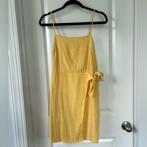 Nine West Yellow Wrap Dress Nwot